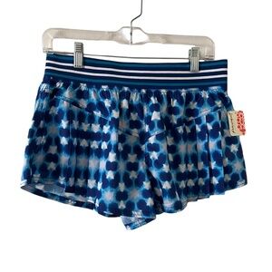 Free People Movement Blue & White Skort Size Small New With Tags